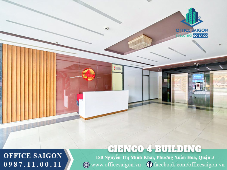 Lễ tân tòa nhà Cienco 4 building