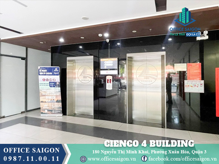 Thang máy tòa nhà Cienco 4 building