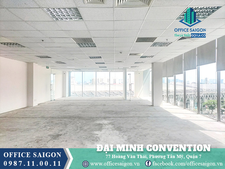 Diện tích cho thuê toà nhà Đại Minh Convention