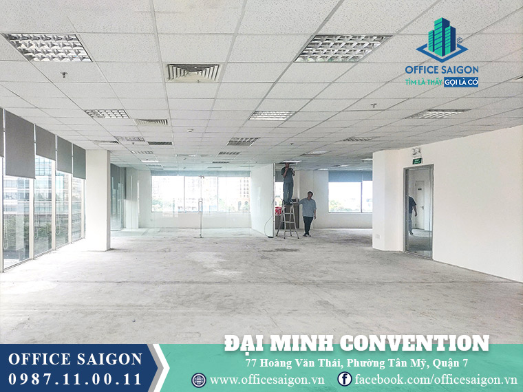 Diện tích cho thuê toà nhà Đại Minh Convention