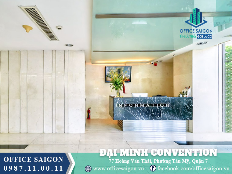 Lễ tân toà nhà Đại Minh Convention