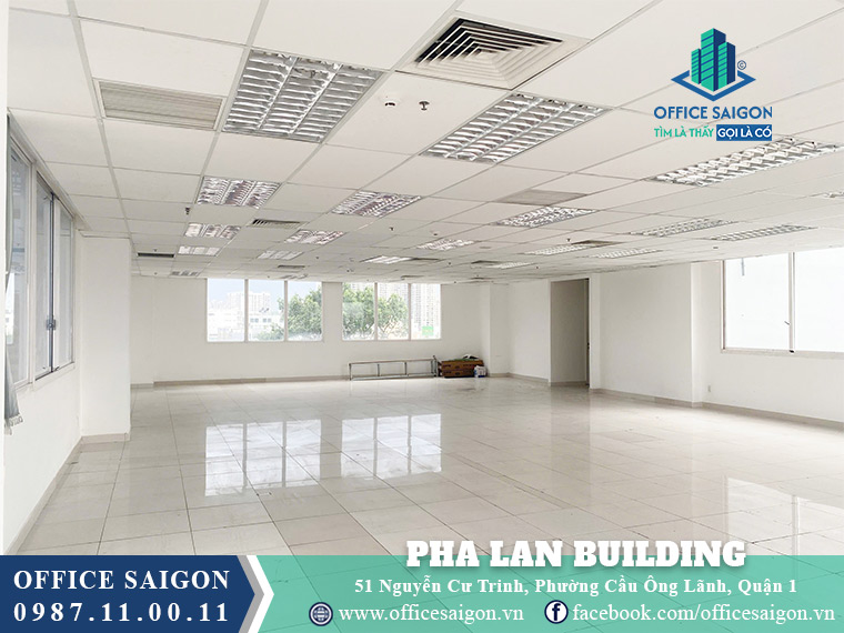 Diện tích cho thuê toà nhà Pha Lan Building