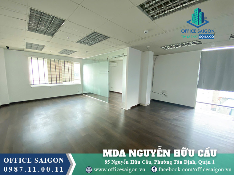 Diện tích cho thuê toà nhà MDA Nguyễn Hữu Cầu