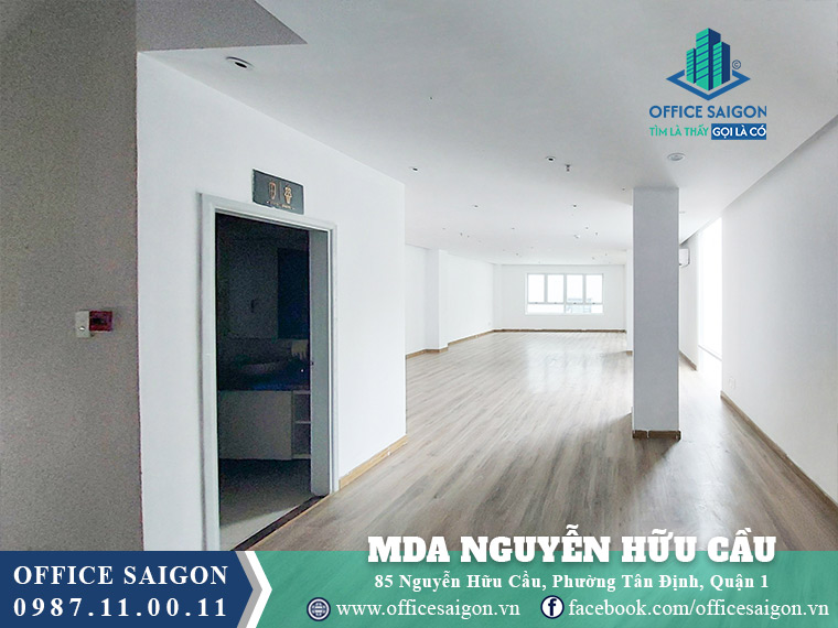 Diện tích cho thuê toà nhà MDA Nguyễn Hữu Cầu
