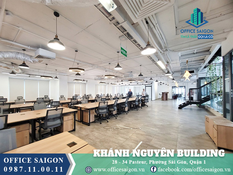 Sàn có nội thất toà nhà Khánh Nguyên Building