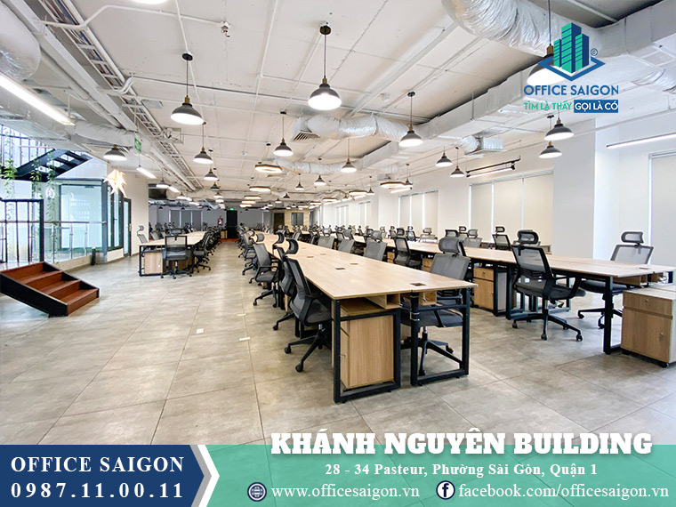 Sàn có nội thất toà nhà Khánh Nguyên Building