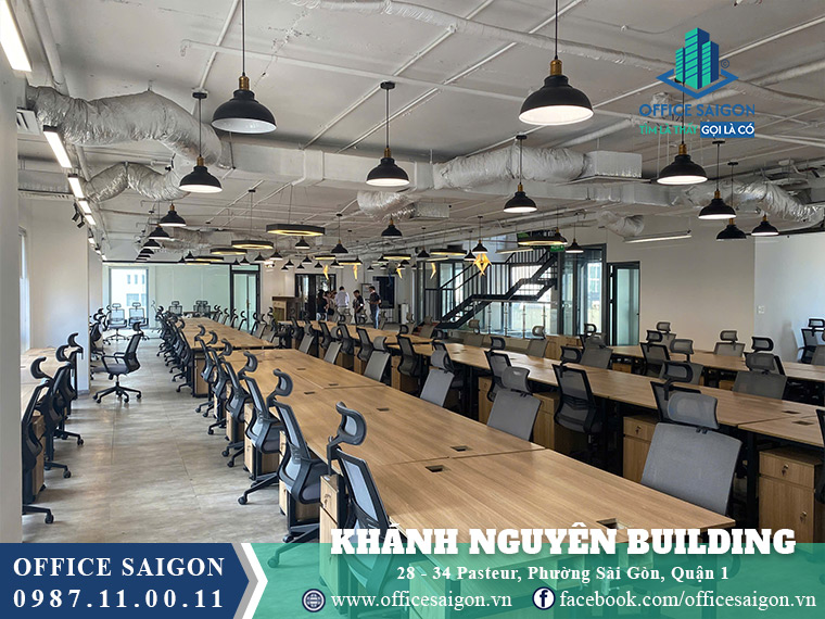 Sàn có nội thất toà nhà Khánh Nguyên Building