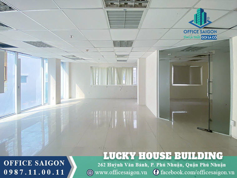 Diện tích cho thuê 142m2 Lucky House Building