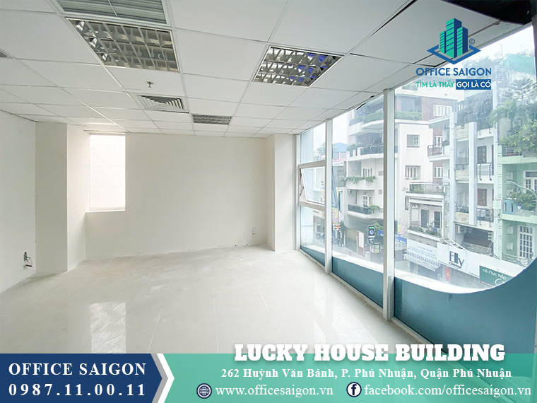 Diện tích cho thuê 142m2 Lucky House Building