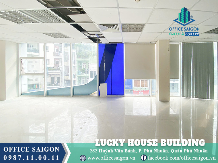 Diện tích cho thuê 142m2 Lucky House Building