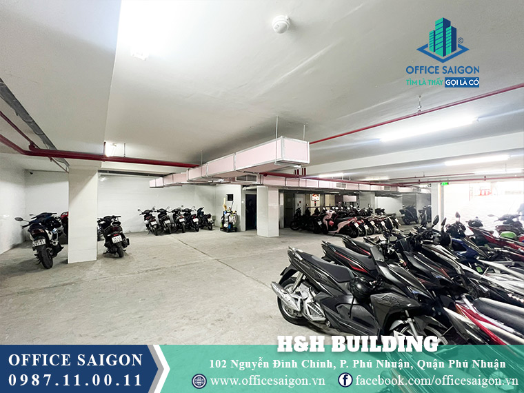 Hầm xe H&H Building Nguyễn Đình Chính