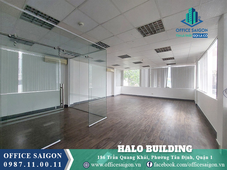 Diện tích cho thuê 70m2 Halo Building Trần Quang Khải