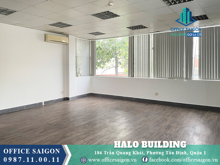 Diện tích cho thuê 70m2 Halo Building Trần Quang Khải