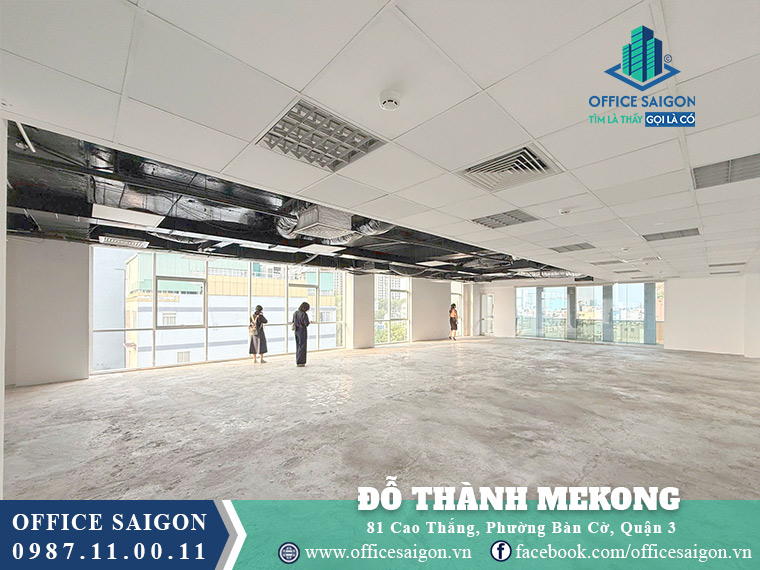 Diện tích cho thuê Đô Thành Mekong Cao Thắng