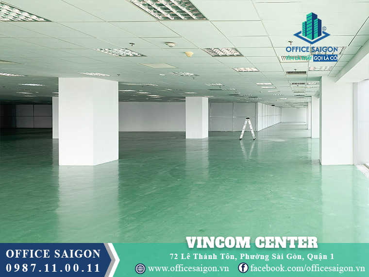 Diện tích đang cho thuê Vincom Center Lê Thánh Tôn