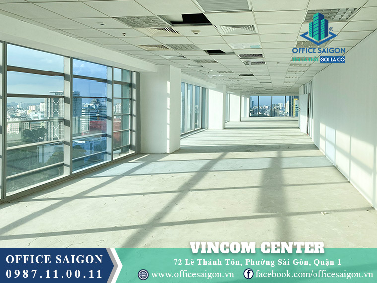 Diện tích đang cho thuê 173m2 Vincom Center Lê Thánh Tôn