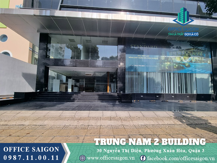 Lối vào Trung Nam 2 Building đường Nguyễn Thị Diệu