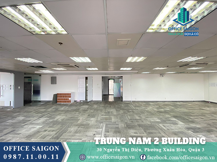 Sàn cho thuê 250m2 Trung Nam 2 Building đường Nguyễn Thị Diệu