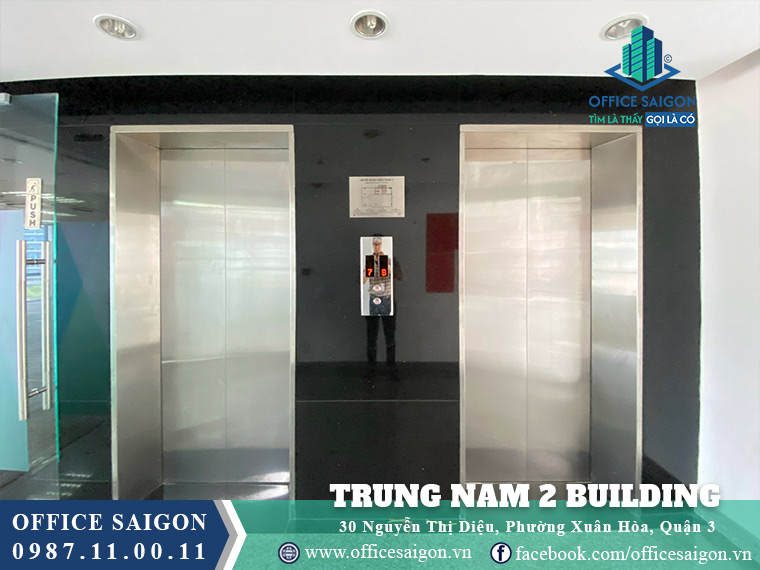 Thang máy Trung Nam 2 Building đường Nguyễn Thị Diệu