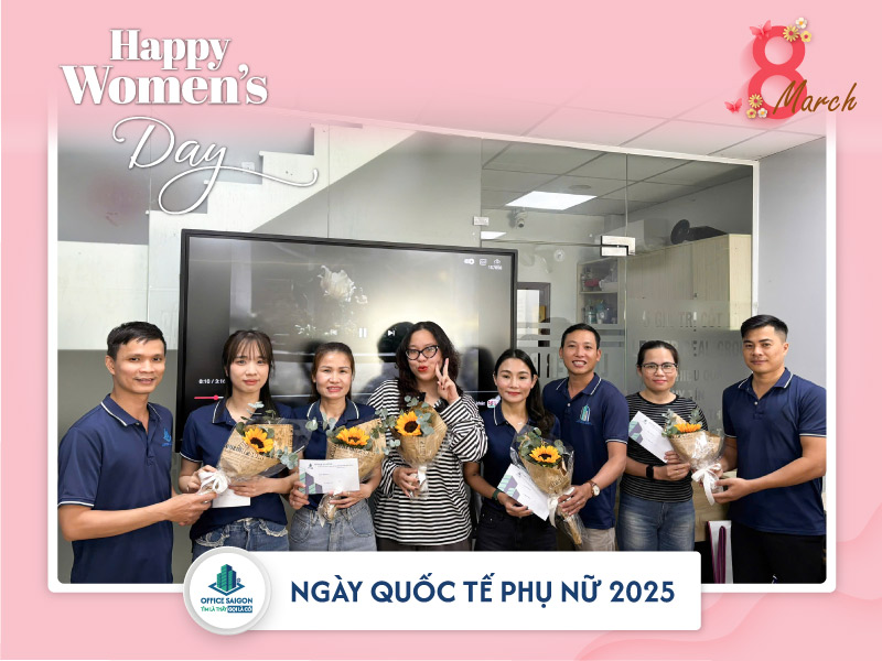 Ngày 8/3 tri ân những đóa hoa của công ty Office Saigon