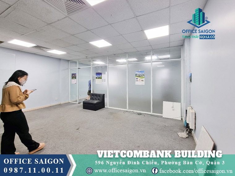 Mặt bằng cho thuê Vietcombank Building Nguyễn Đình Chiểu phường Bàn Cờ