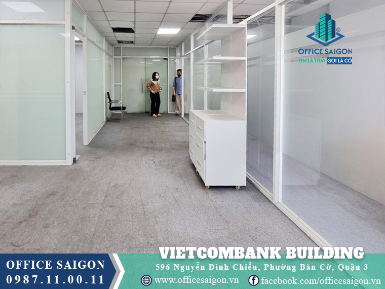 Mặt bằng cho thuê Vietcombank Building Nguyễn Đình Chiểu phường Bàn Cờ