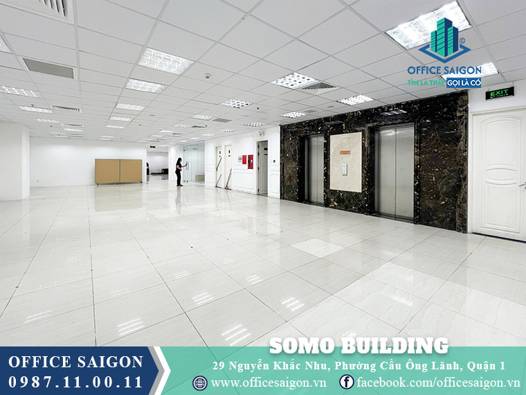 Sàn 300m2 Somo Building Nguyễn Khắc Nhu