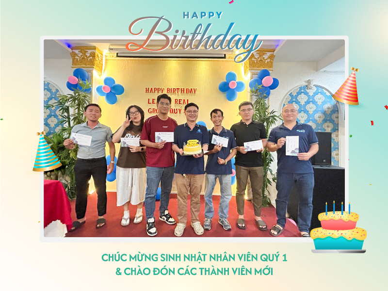 Office Saigon chúc mừng sinh nhật nhân viên Quý I - 2026