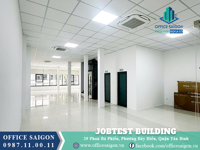 Diện tích cho thuê 165m2 lầu 1