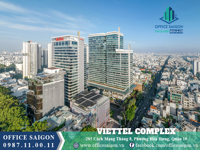 View tổng quan Viettel Complex Tower từ trên cao