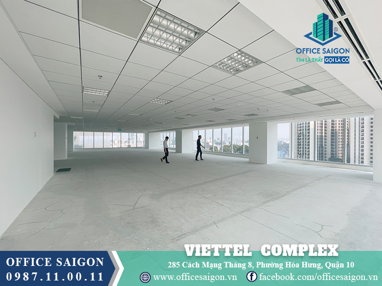 Diện tích sàn đang cho thuê 327m2 lầu 10