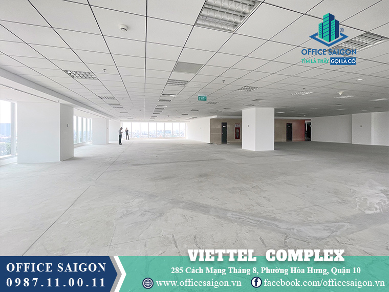Diện tích sàn đang cho thuê 327m2 lầu 10