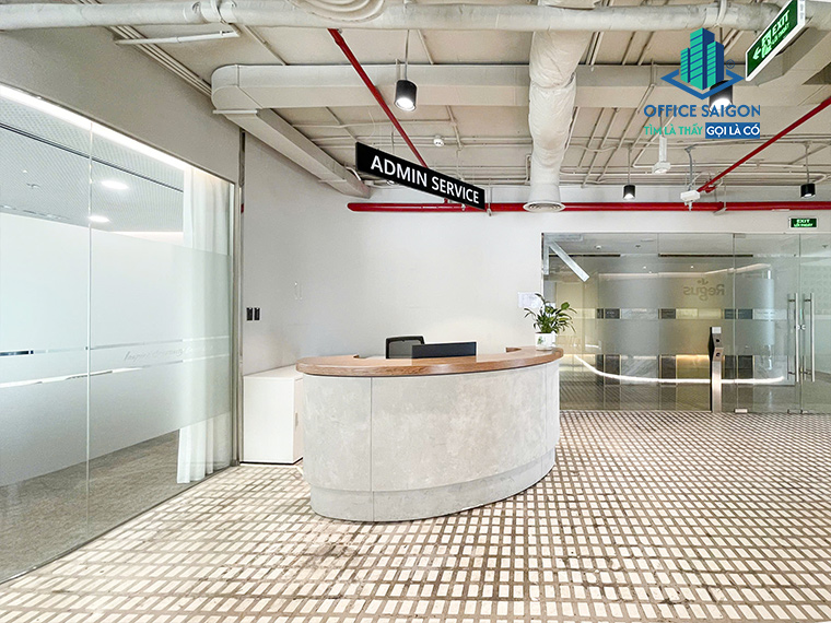 Quầy tiếp đón Regus Five Star Mạc Đỉnh Chi
