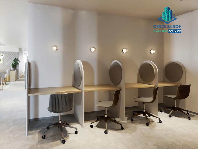 Booth làm việc cá nhân W Signature Center Phú Mỹ Hưng Tower