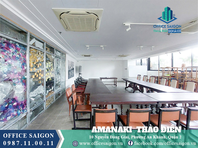 Diện tích cho thuê 400m2 tầng 7