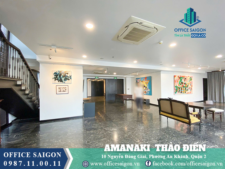 Diện tích cho thuê 400m2 tầng 7