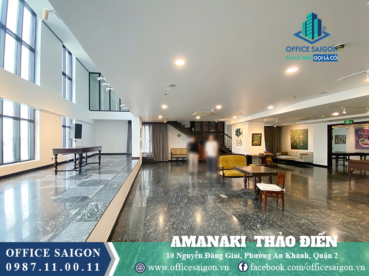 Diện tích cho thuê 400m2 tầng 7