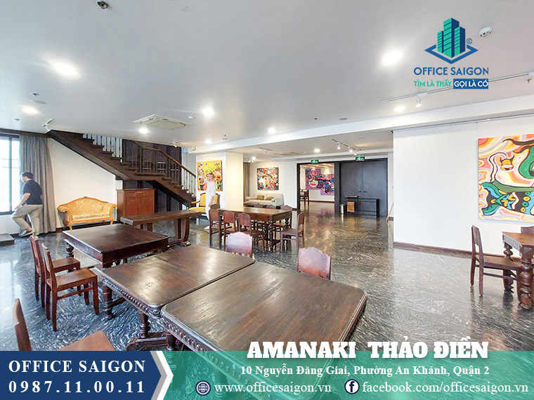 Diện tích cho thuê 400m2 tầng 7