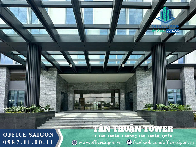 Lối vào rộng rãi Tân Thuận Tower