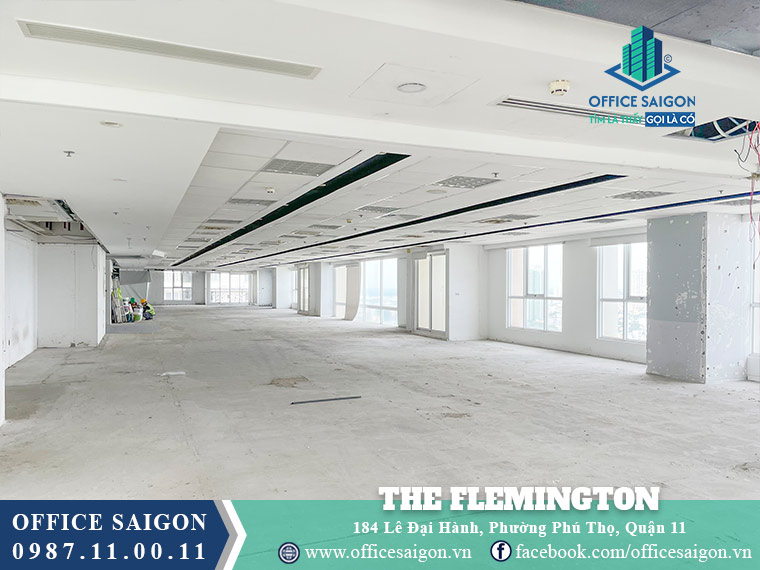 Diện tích cho thuê The Flemington Lê Đại Hành