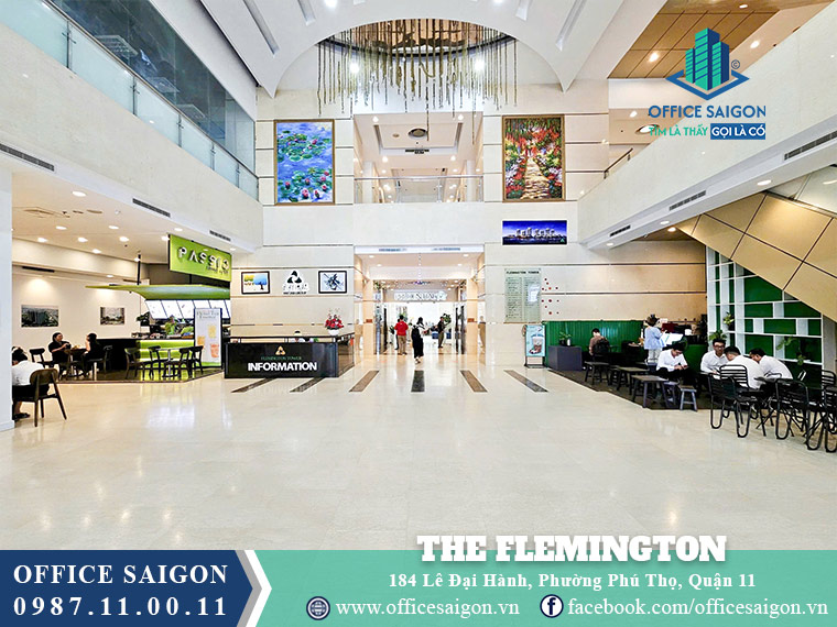 Sảnh toà nhà The Flemington Lê Đại Hành