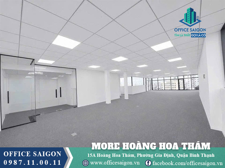 Sàn trống tầng 9 đang cho thuê