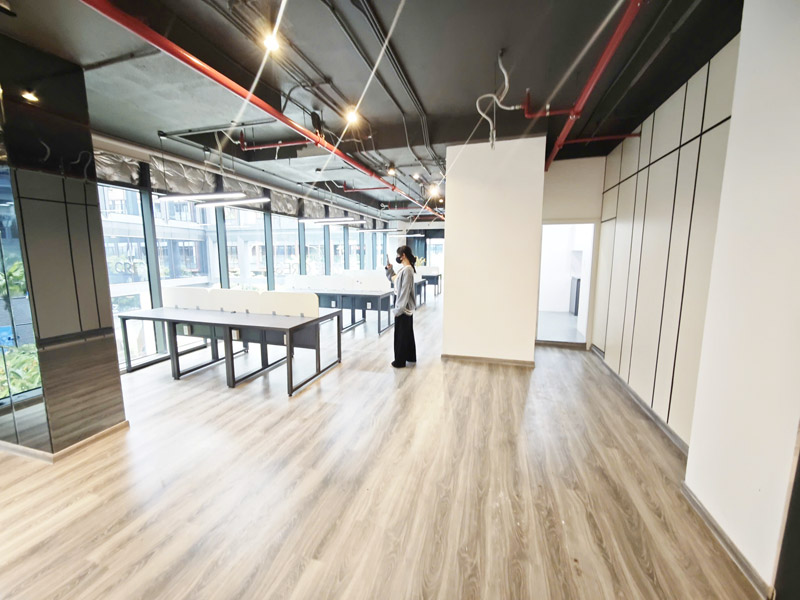 Hình ảnh khảo sát thực tế tại The Crest Office ngày 12/03/2026