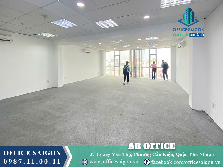 Diện tích sàn cho thuê 75m2 lầu 8