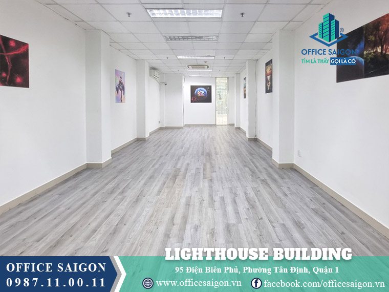 Diện tích sàn cho thuê 60m2 lầu 3