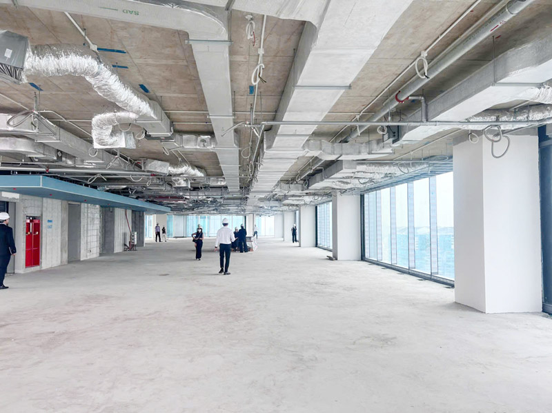 Hình ảnh khảo sát thực tế tại The Kross Tower ngày 24/04/2026