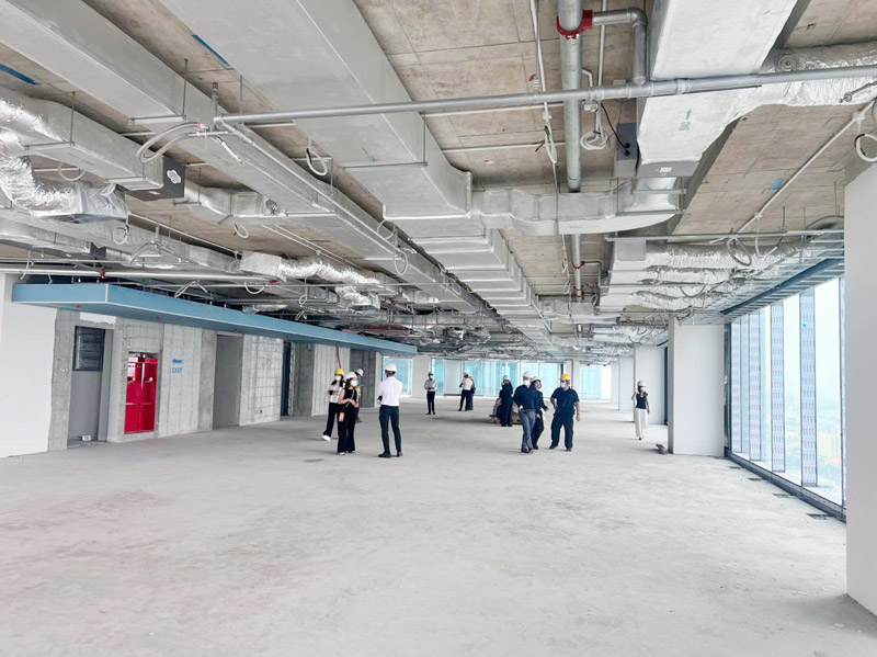 Hình ảnh khảo sát thực tế tại The Kross Tower ngày 24/04/2026