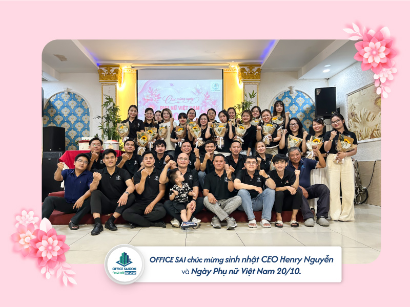 Office Saigon tổ chức buổi tiệc ấm áp chào mừng Ngày Phụ nữ Việt Nam 20/10