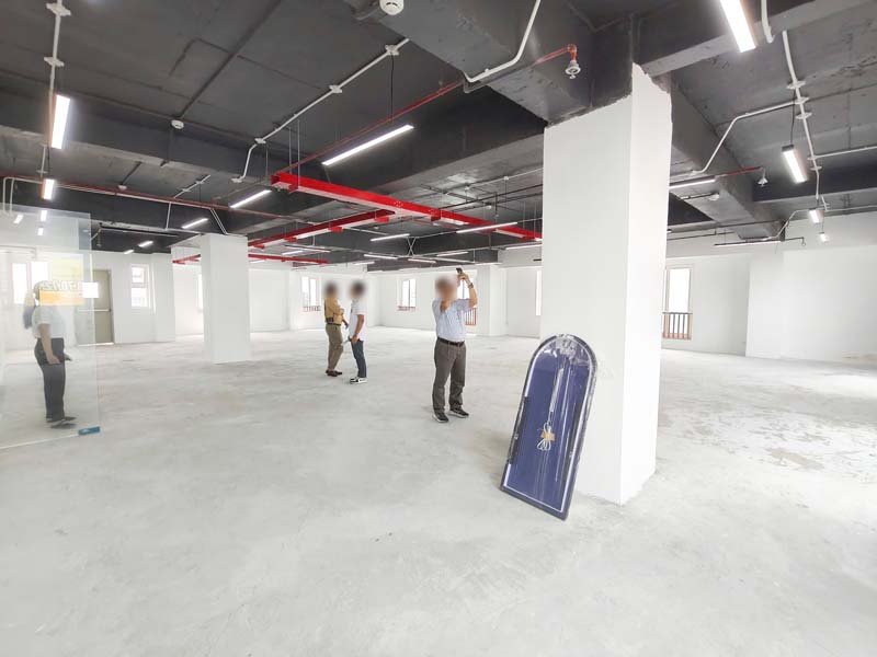 Hình ảnh khảo sát thực tế tại The Atelier Building ngày 27/10/2026