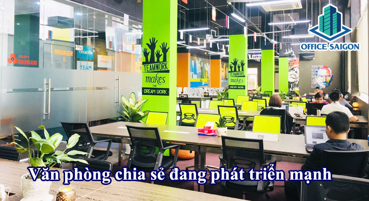 Văn phòng chia sẻ đang phảt triển mạnh tại Việt Nam những năm gần đây